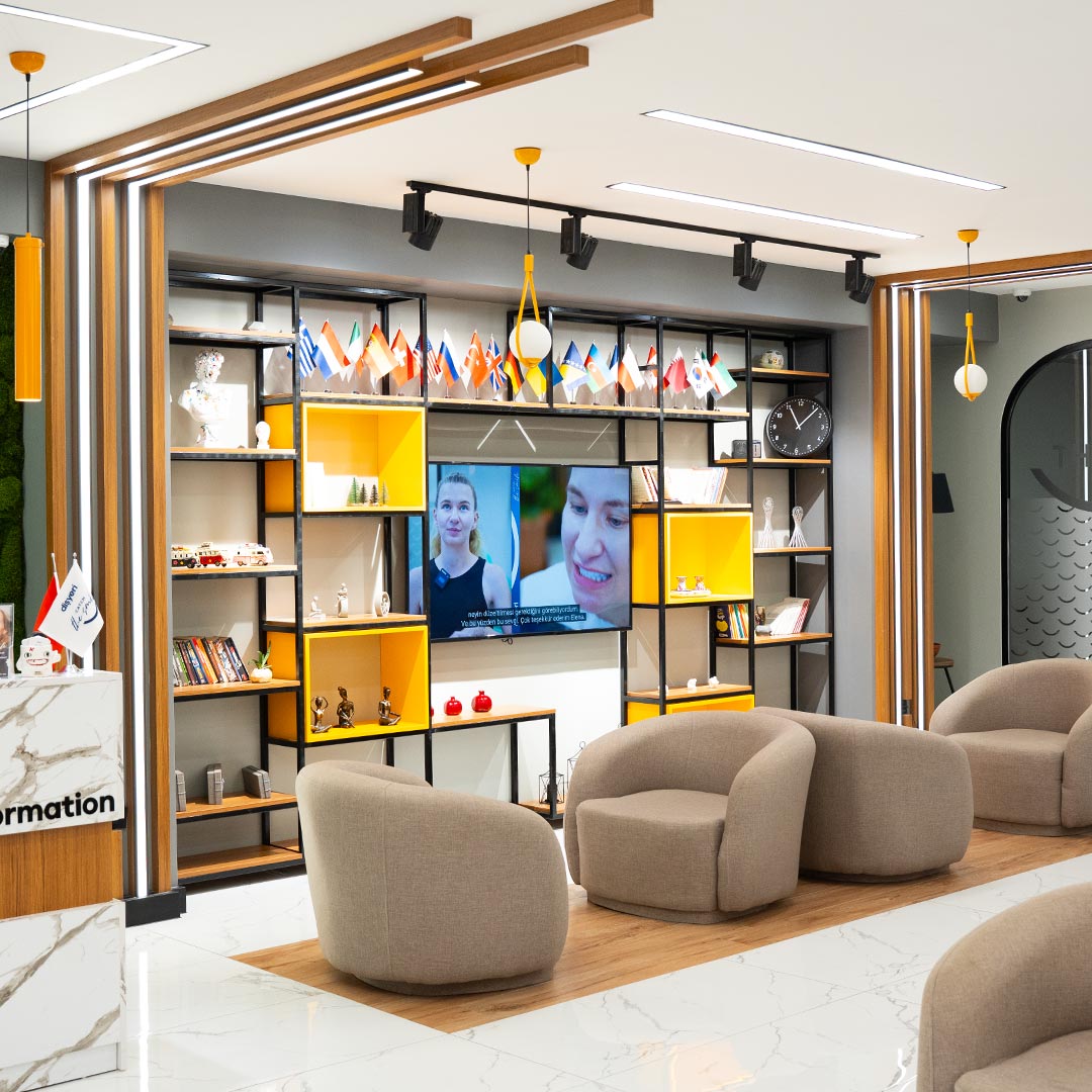Dişyeri Grup diş kliniği lobi