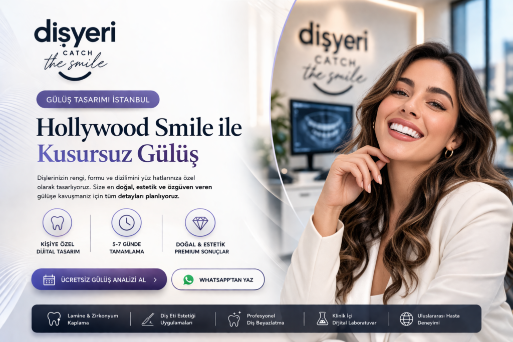 Gülüş Tasarımı İstanbul Hollywood Smile ile Estetik Gülüş