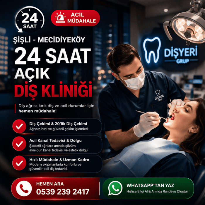 Mecidiyeköy Acil Diş Kliniği (24 Saat Açık) Dişyeri Grup